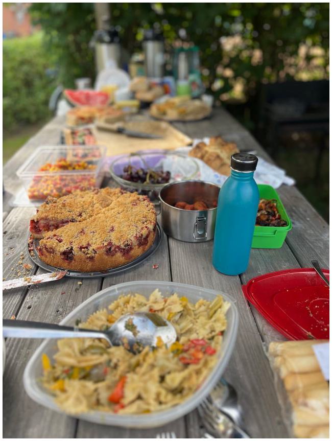 Kuchen- und Essenbuffet