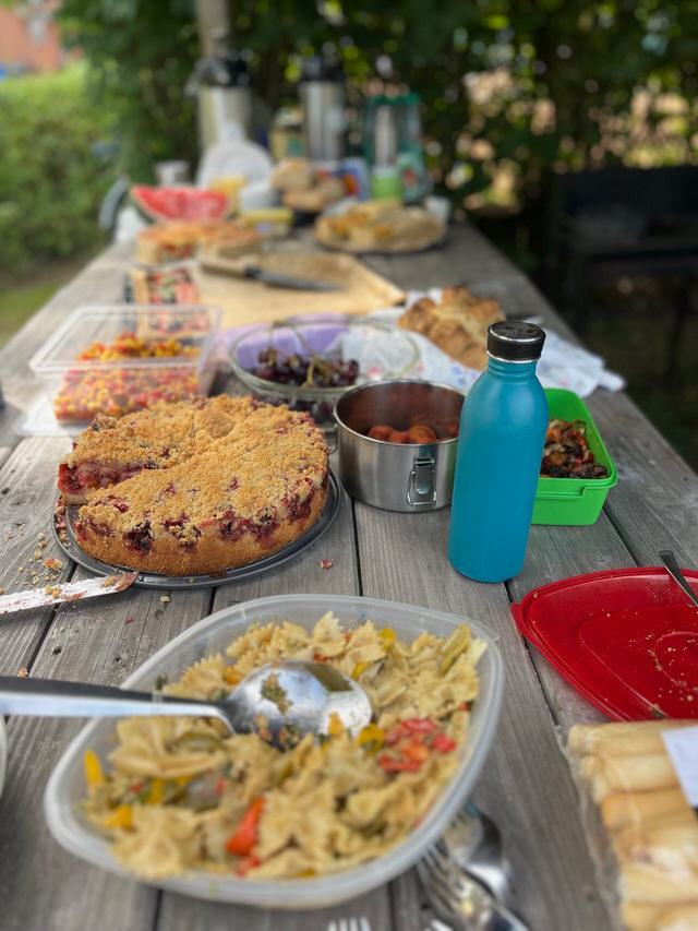 Kuchen- und Essenbuffet